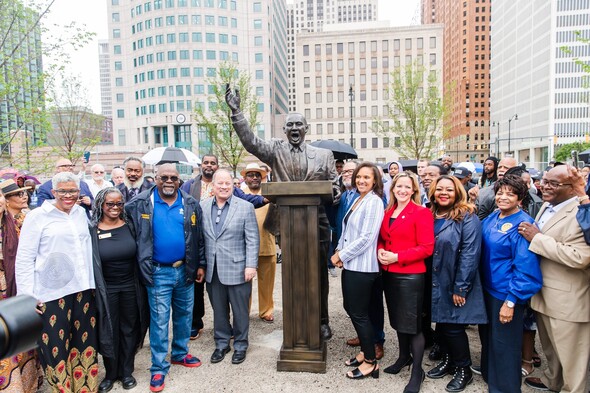 MLK Statue unveiling pic1