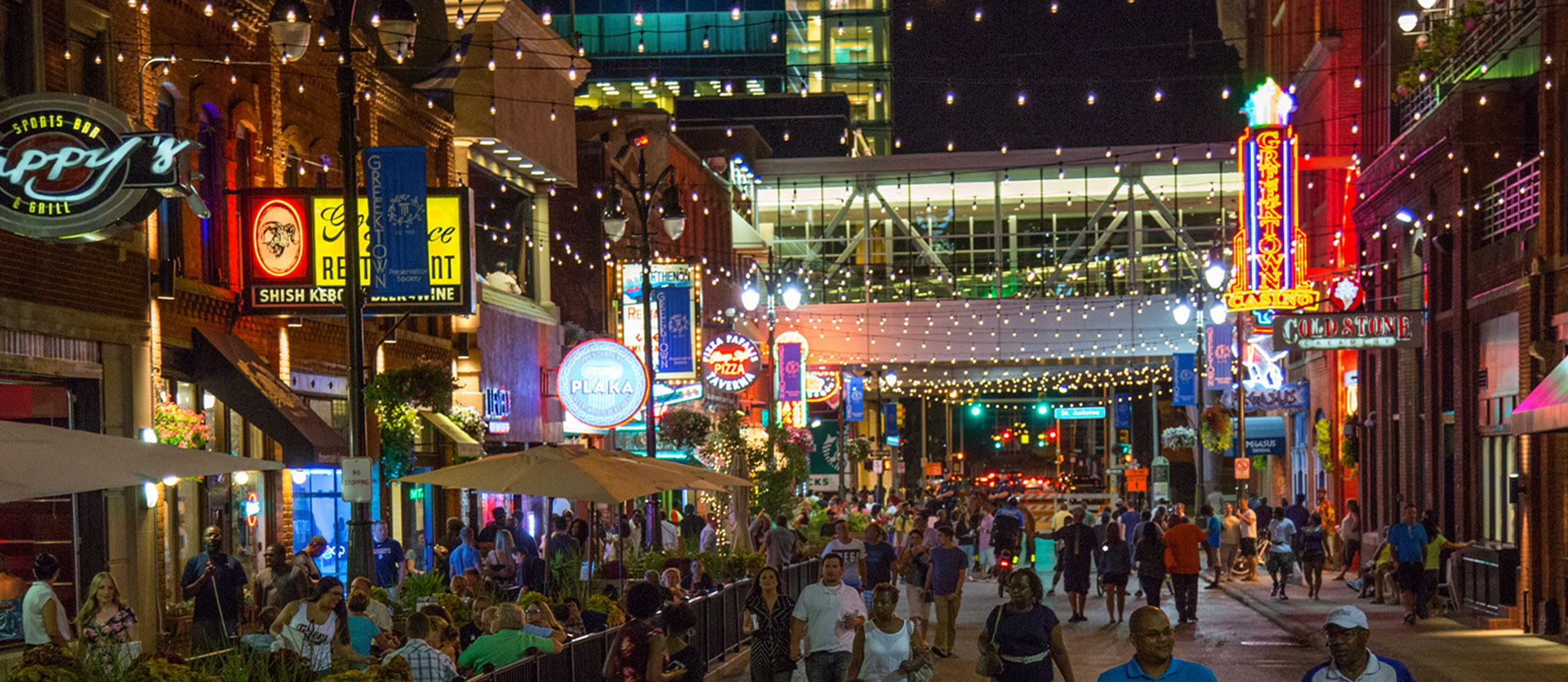 Greektown city of detroit