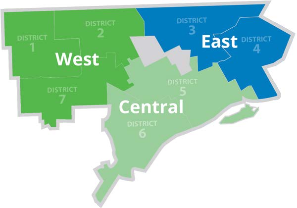Detroit District Map