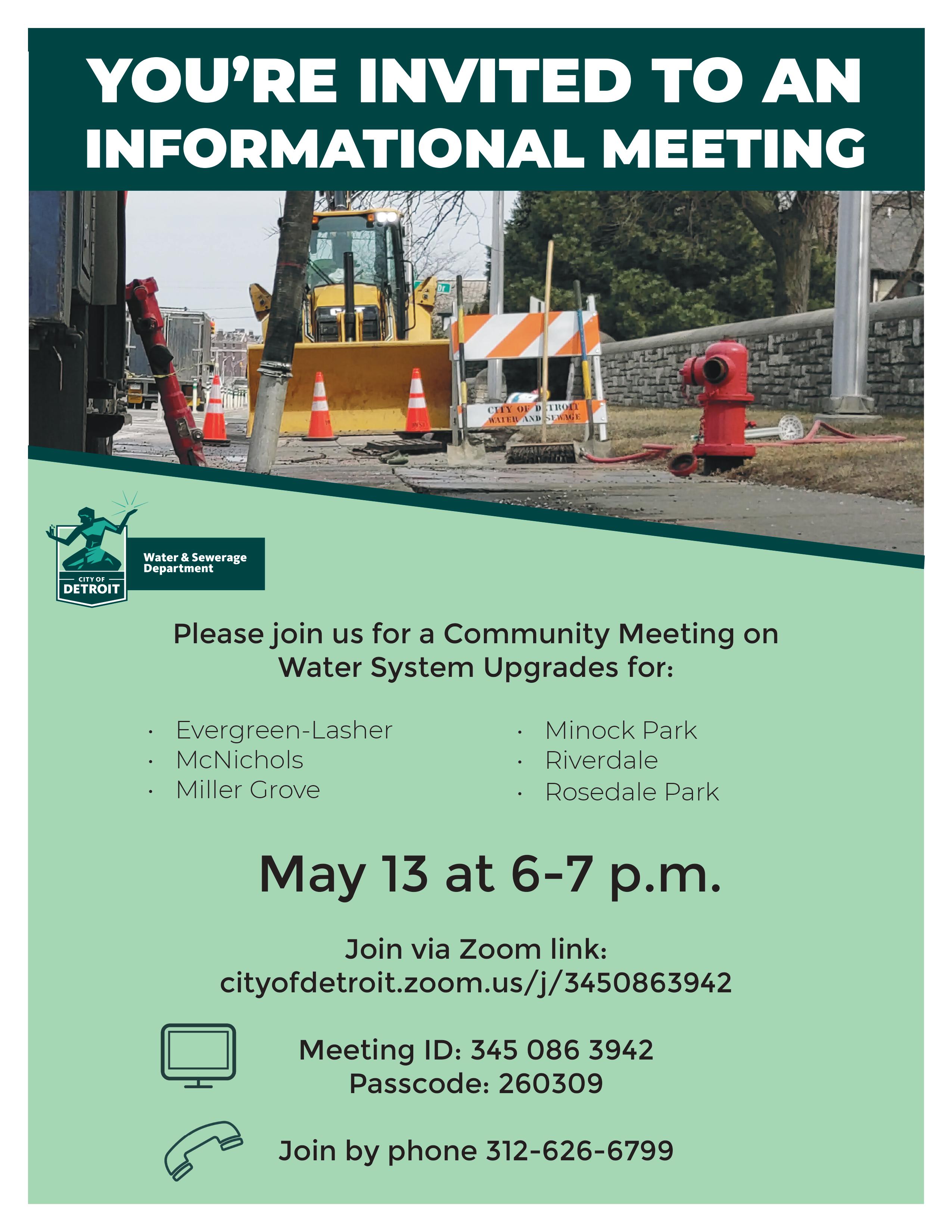 Meeting Notice: May 13