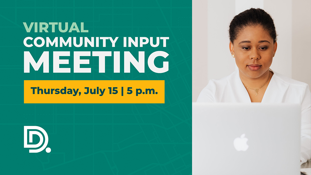 DDOT Virtual Community Input Meeting for July