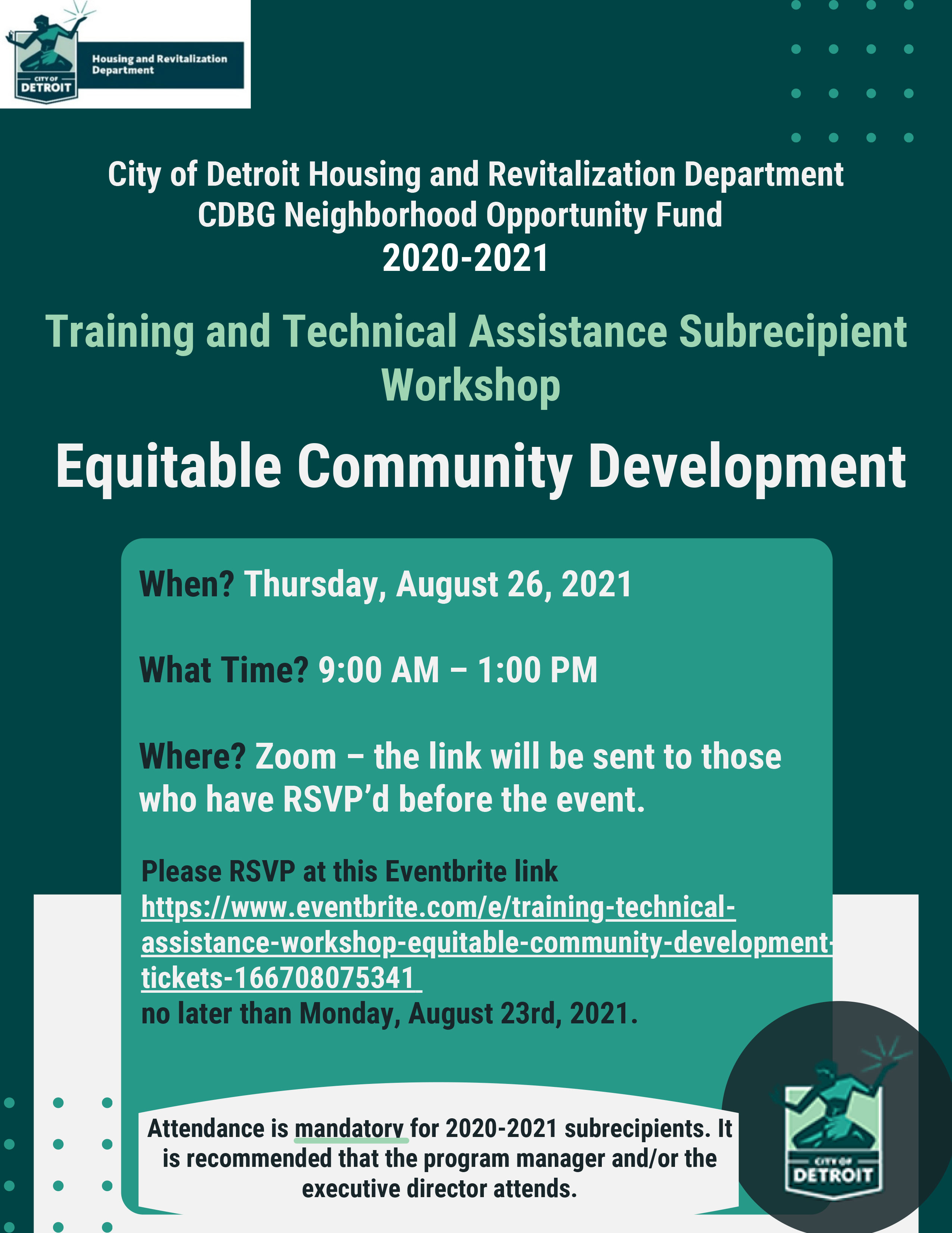 Neighborhood Opportunity Fund | City of Detroit