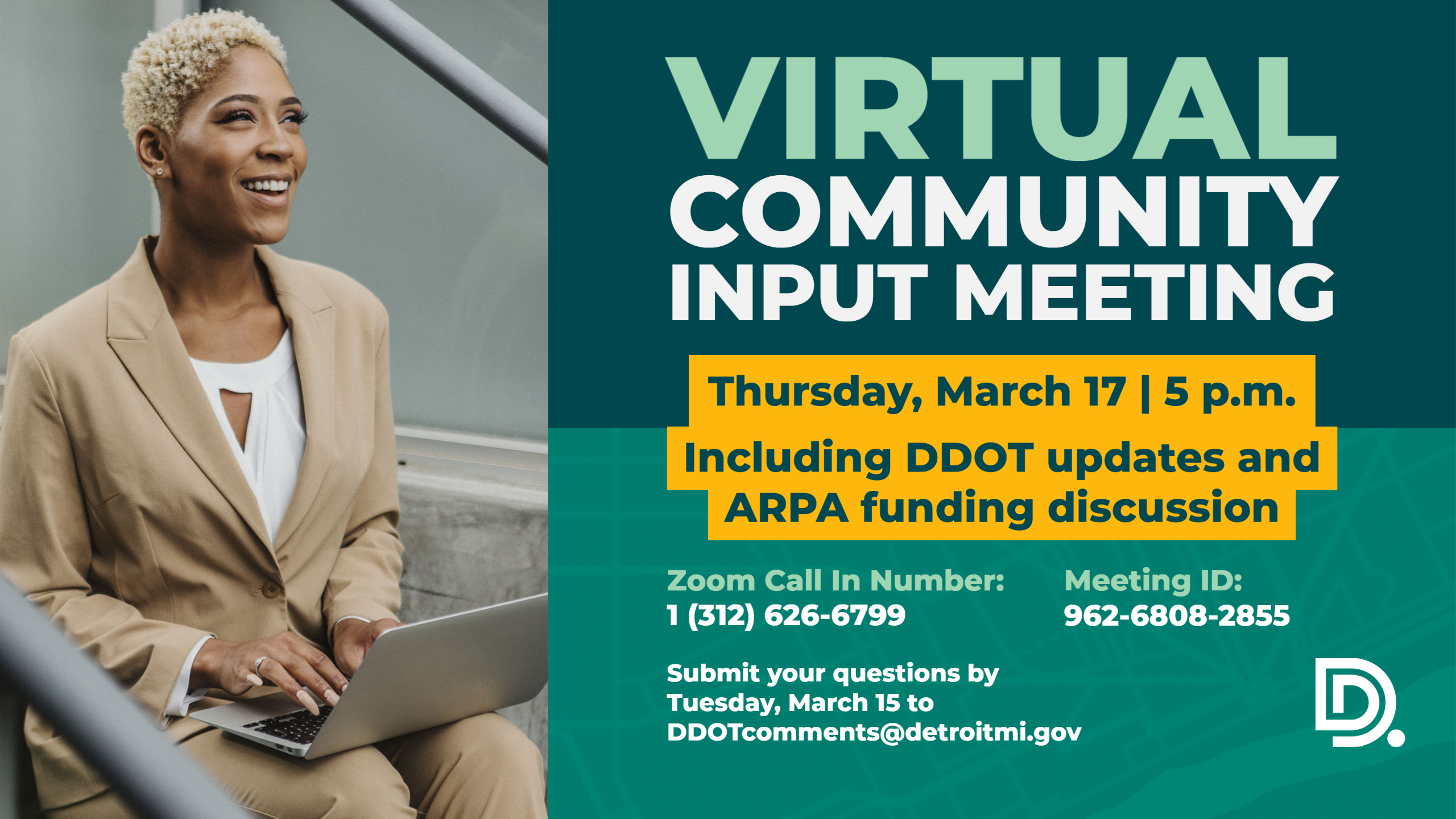 Virtual Community Input Meeting 5 p.m. Thursday, March 17