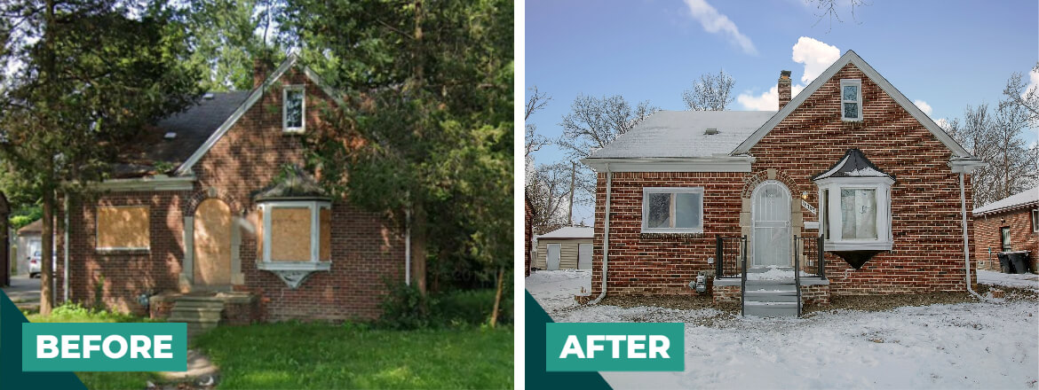 Miller Grove Home Before and After