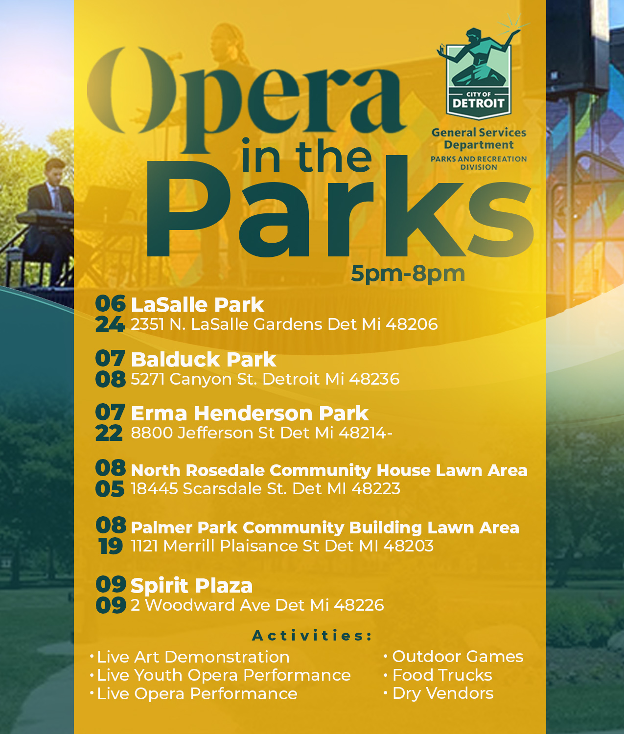 Take Part in Opera in the Parks