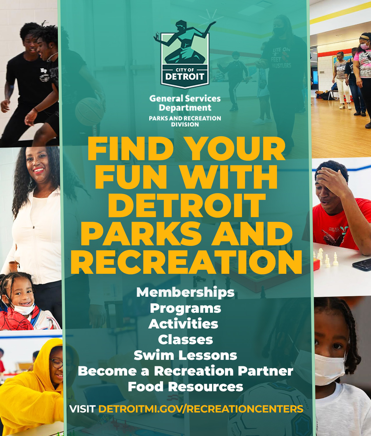 Find Your Fun with Detroit Parks &amp;amp; Rec