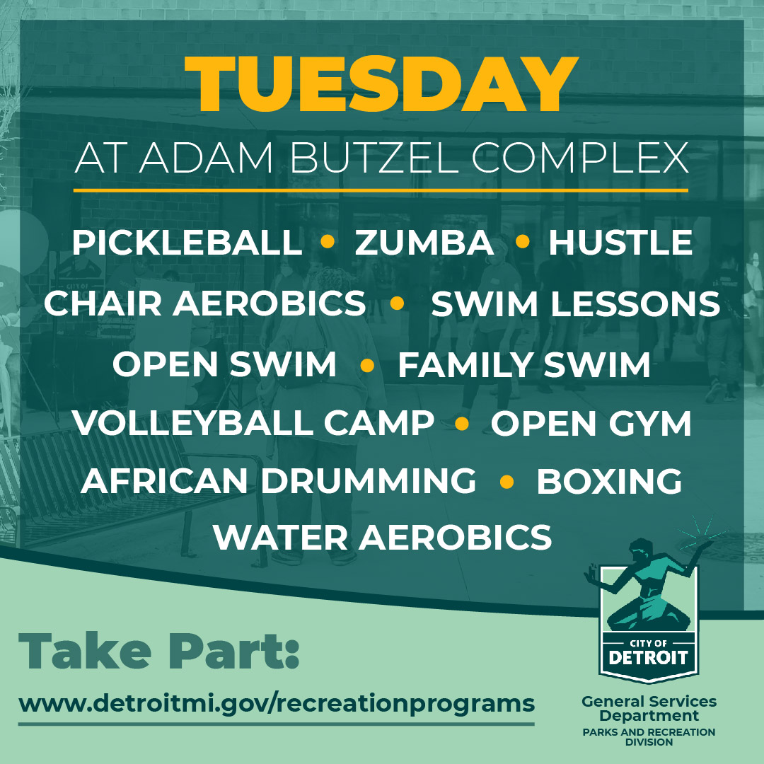 Tuesdays at Adams Butzel Complex