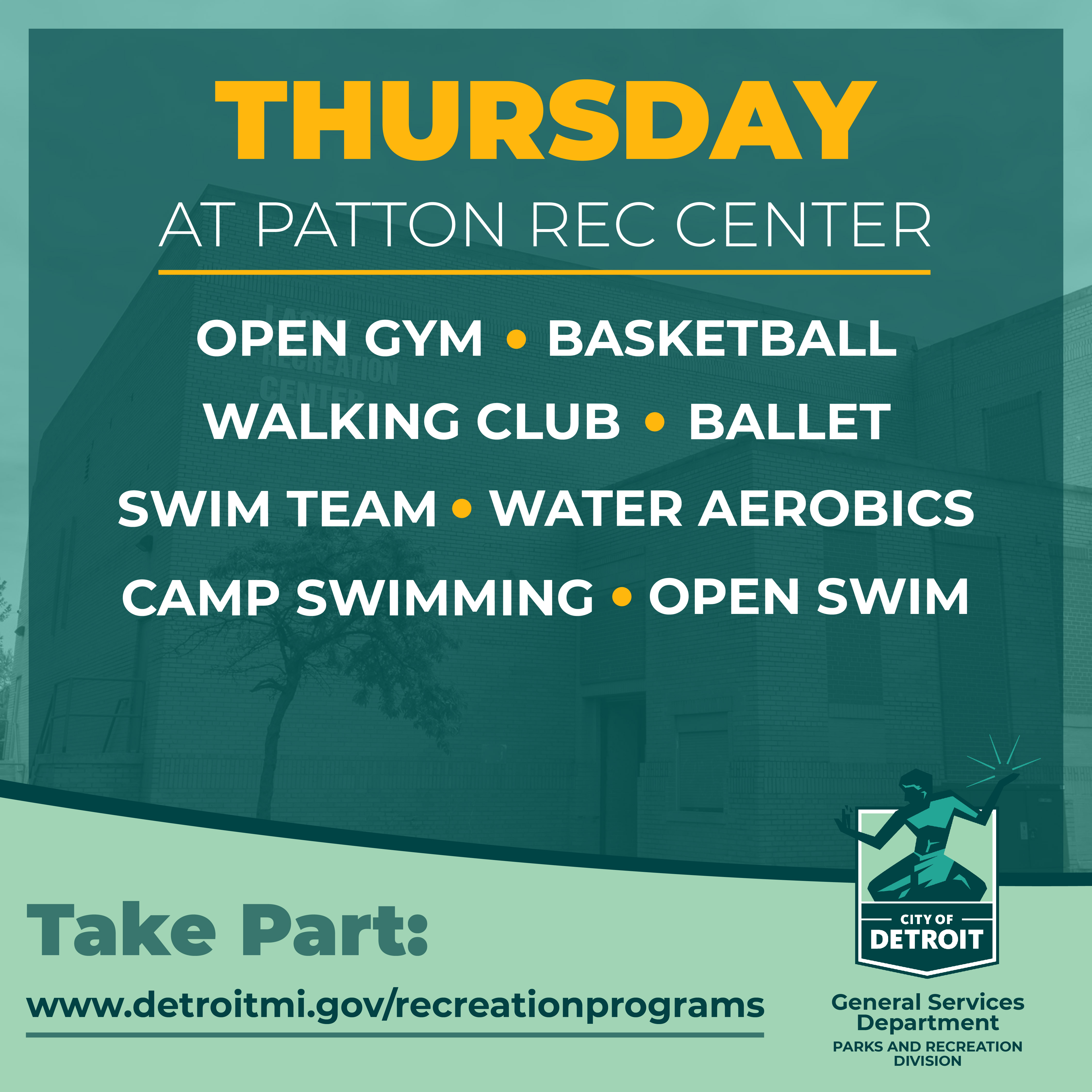 Patton Community Center City of Detroit