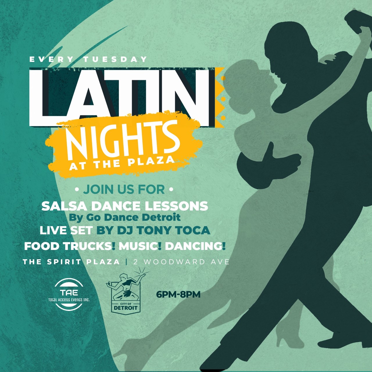 Latin Nights at Spirit of Detroit Plaza