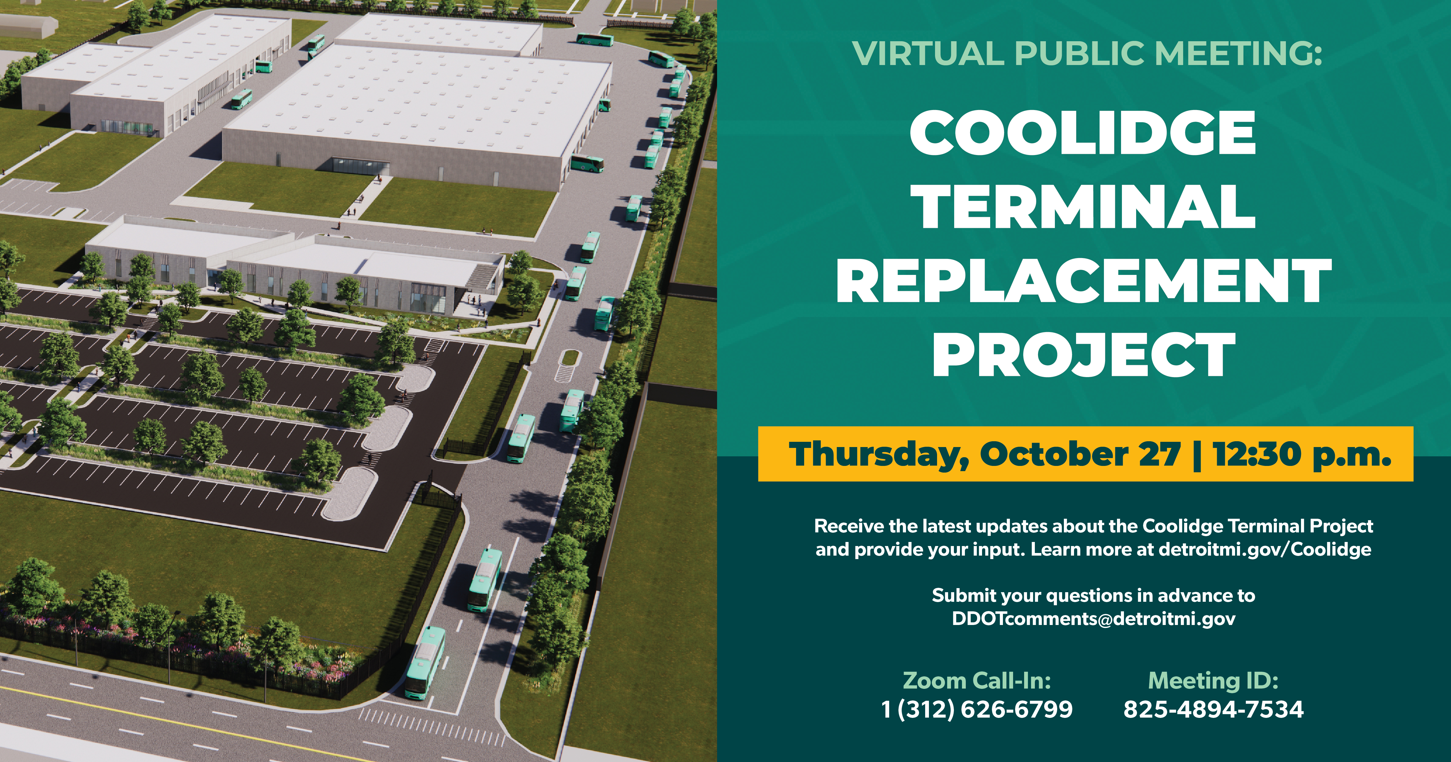 Coolidge Terminal Replacement Project banner