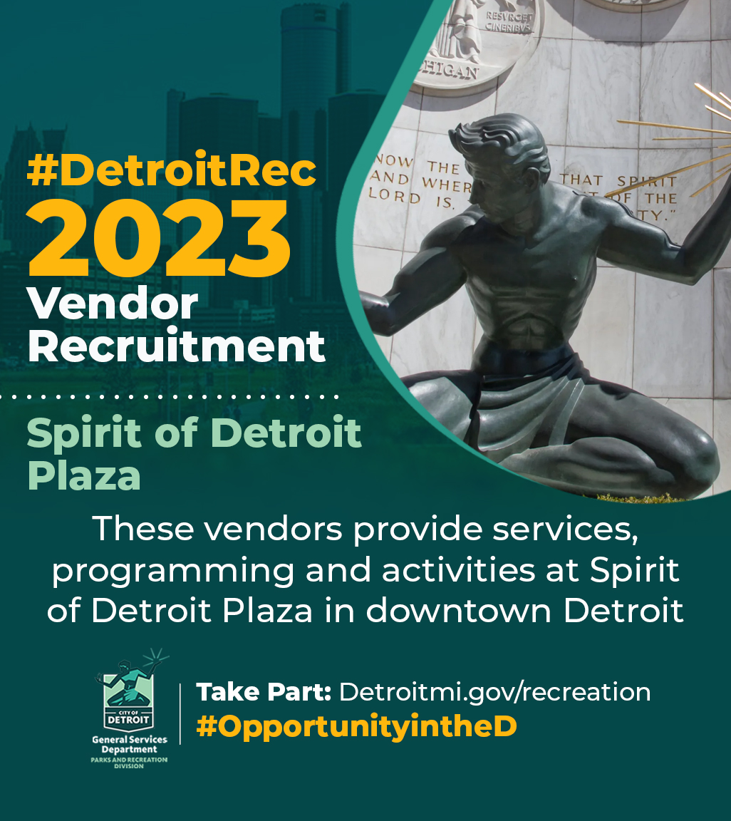 2023 Rec Vendor Recruitment: Spirit Plaza Vendors