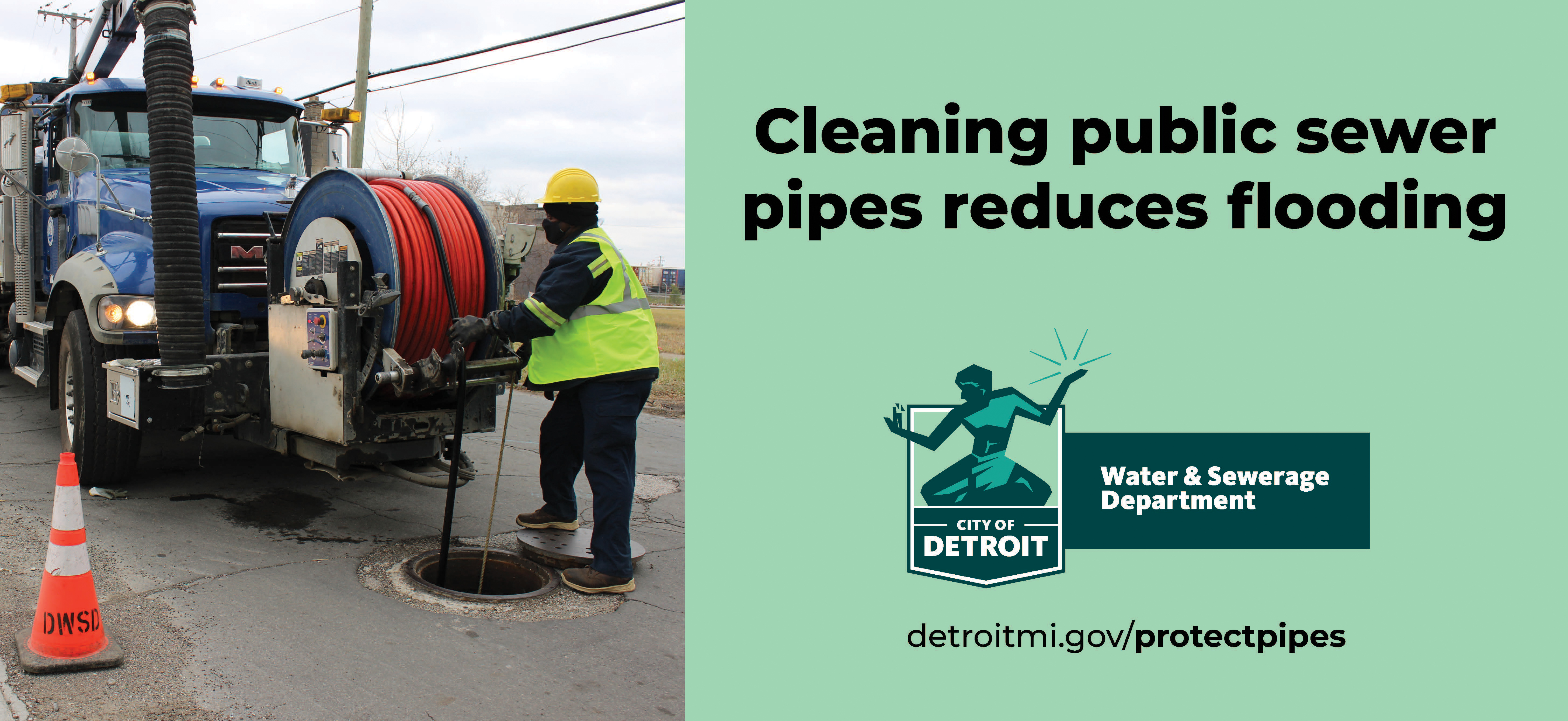 Cleaning Public Sewer Pipes Reduce Flooding