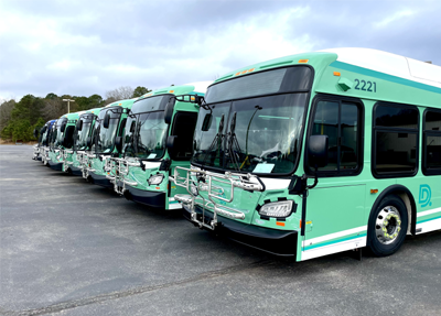 DDOT's newest additions, making Detroit one step closer to an entirely new fleet of buses. 