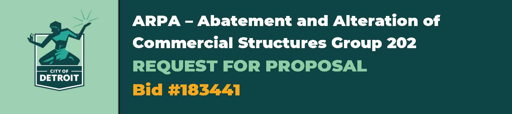 ARPA – Abatement and Alteration of Commercial Structures Group 202