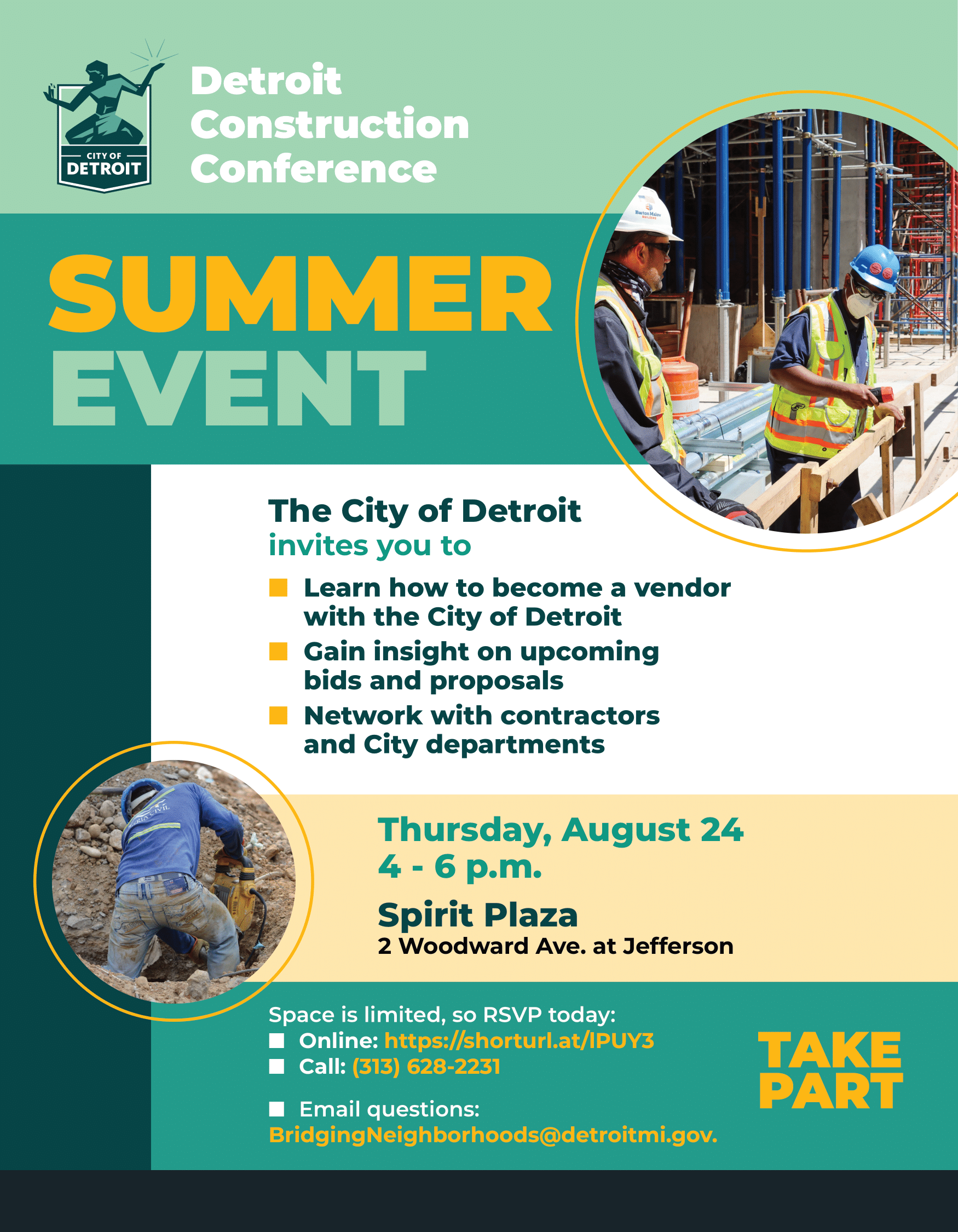 Detroit Construction Conference Summer Event 8/24/23