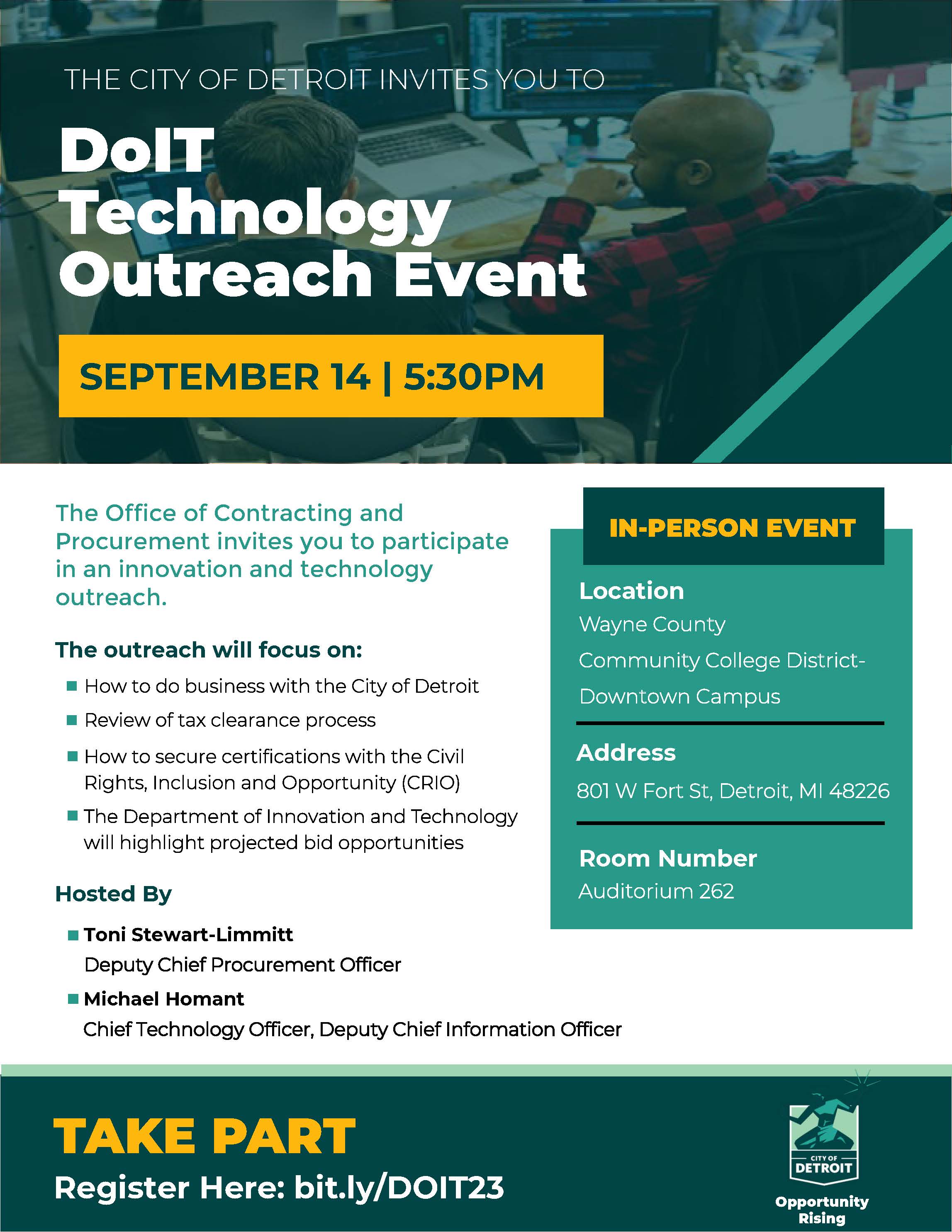 Take Part in 2023 Annual DoIT Outreach Event