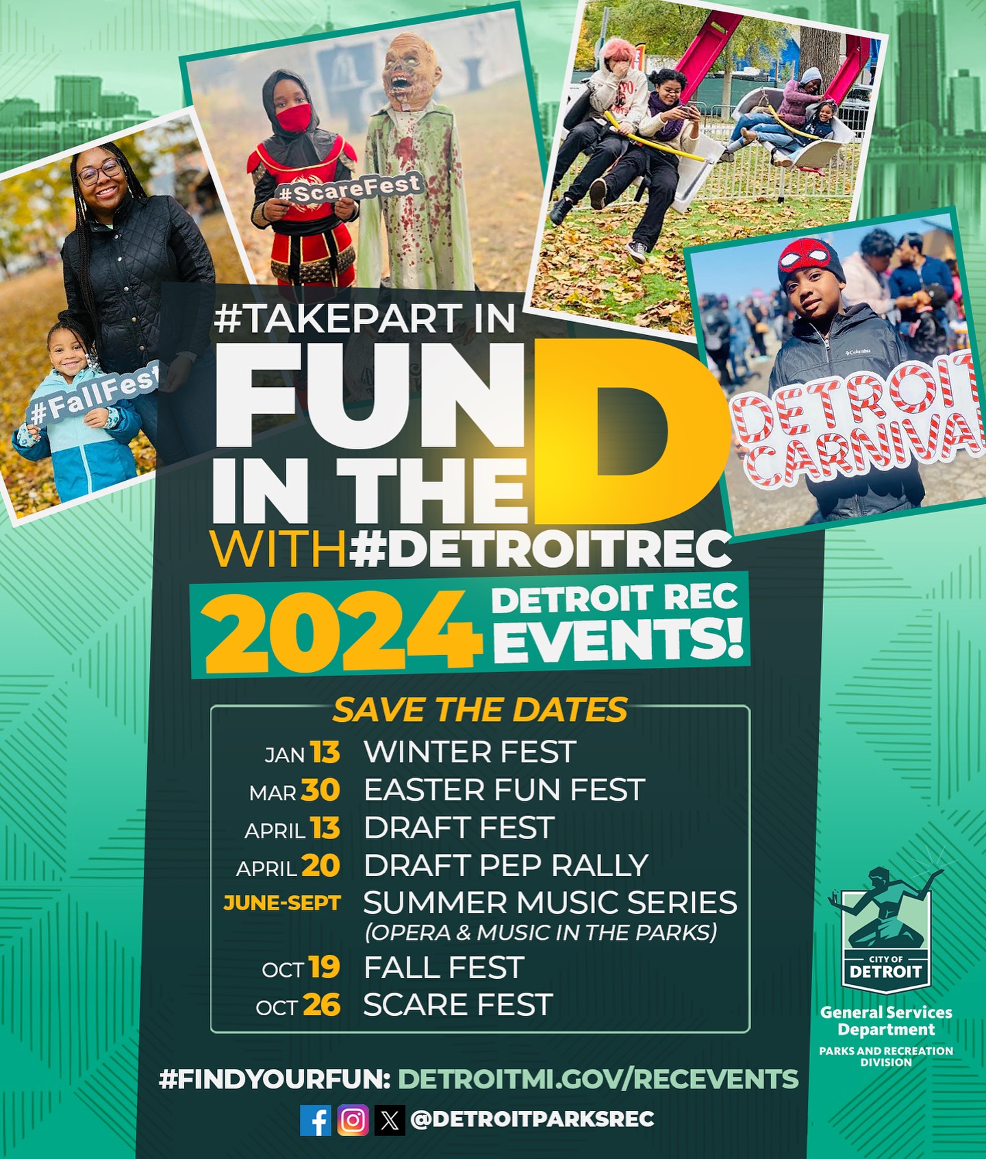 2024 Recreation Events Calendar