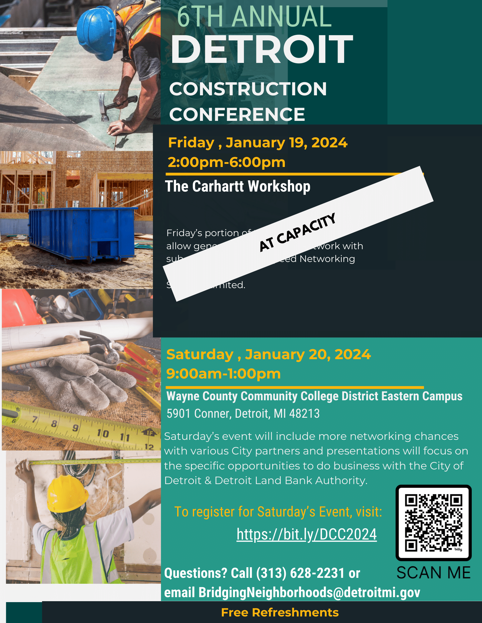 6th Annual Detroit Construction Conference January 20, 2024