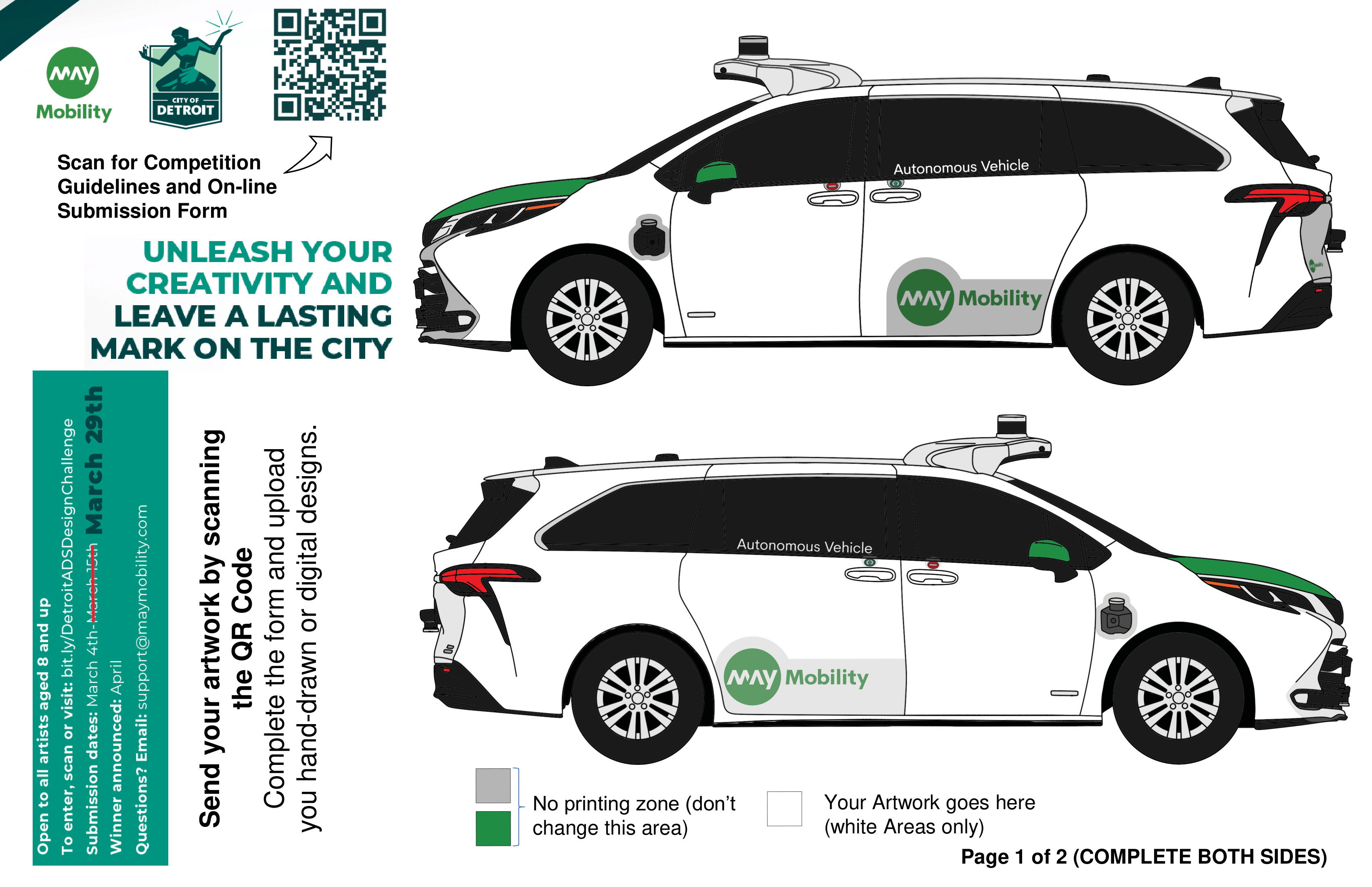 Detroit ADS Vehicle Wrap Design Contest