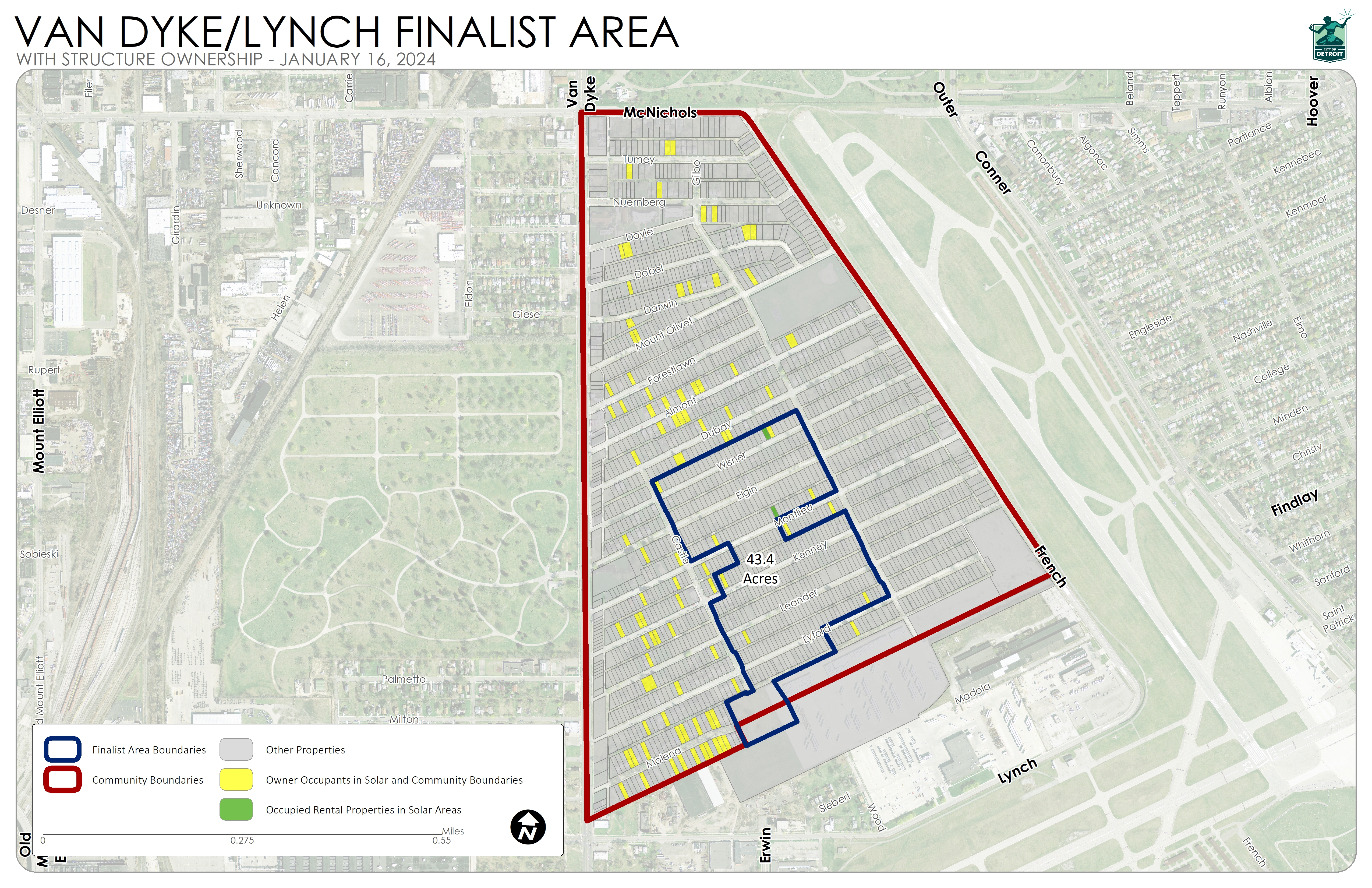 Van Dyke Lynch Area Map