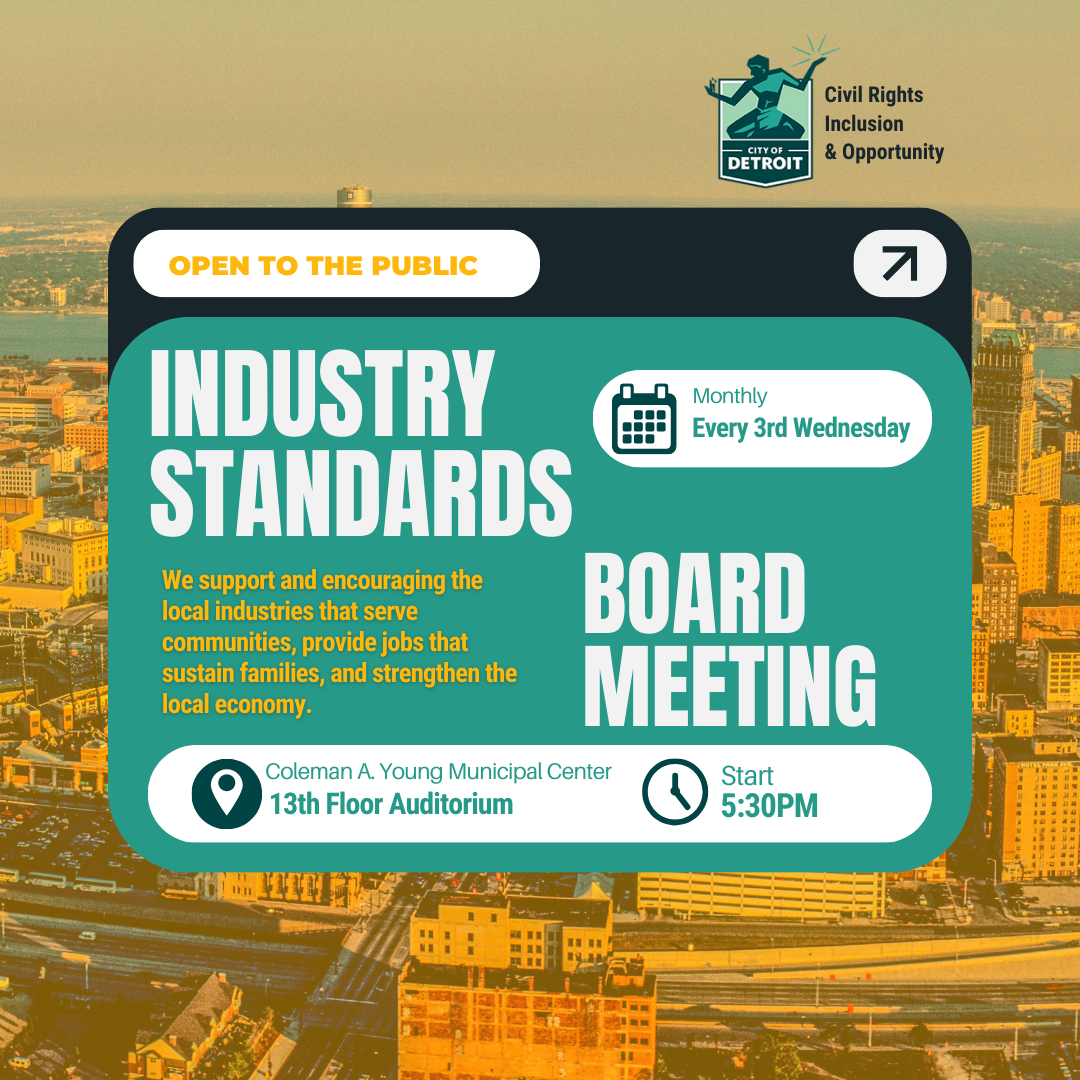 Industry Standards Board Meeting - Every 3rd Wednesday
