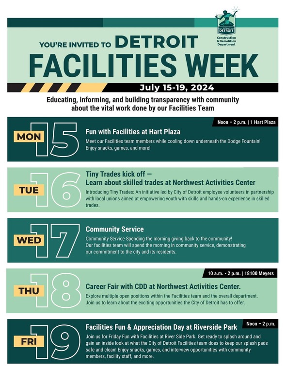 Construction and Demolition first-ever Facilities Week