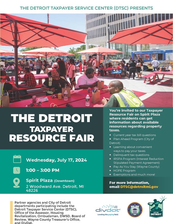 Taxpayer Resource Fair event - July 17