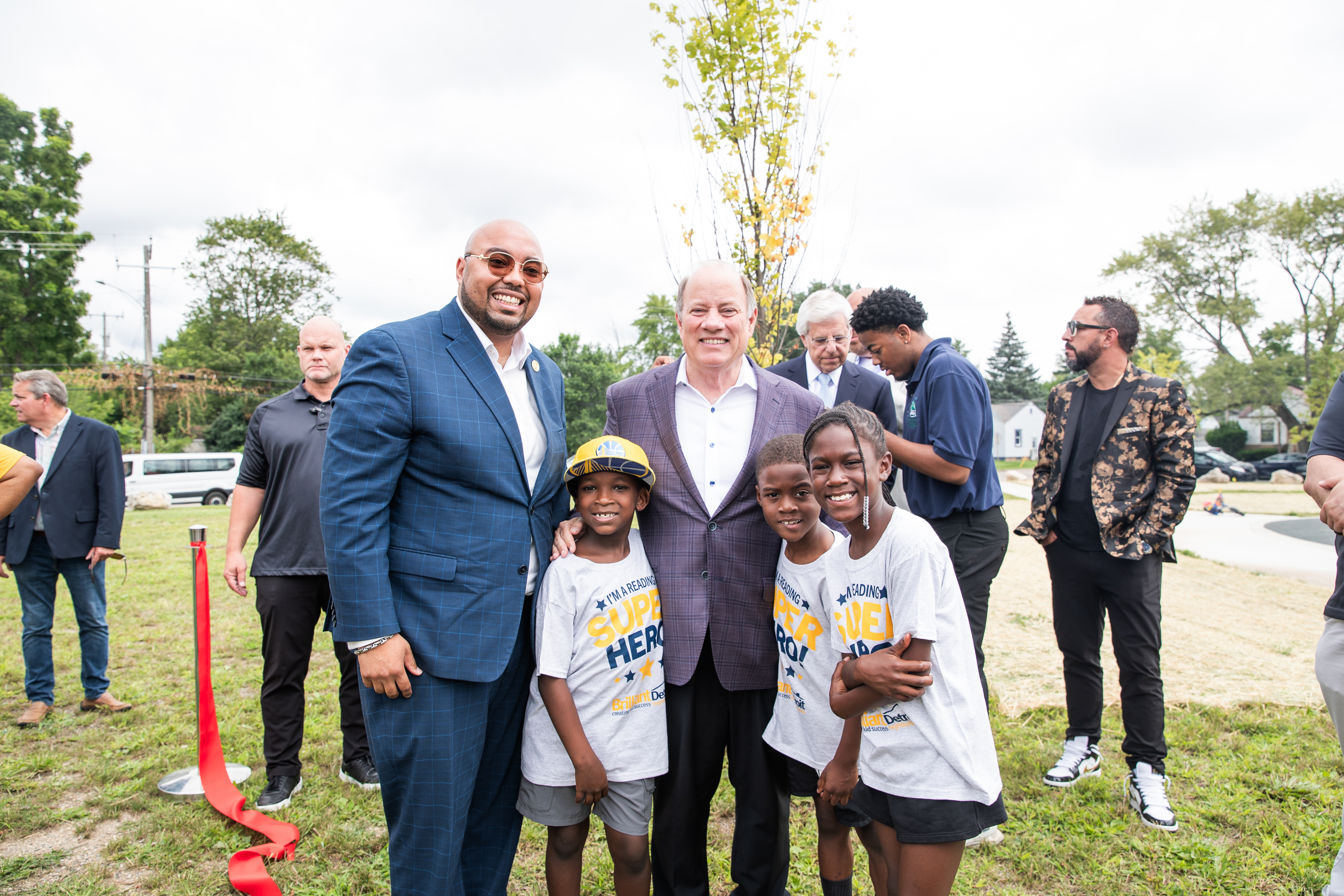 Tireman Minock park ribbon cutting pict 4