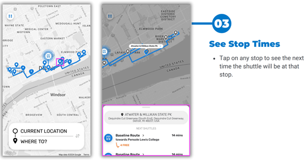 Shuttle times graphic3