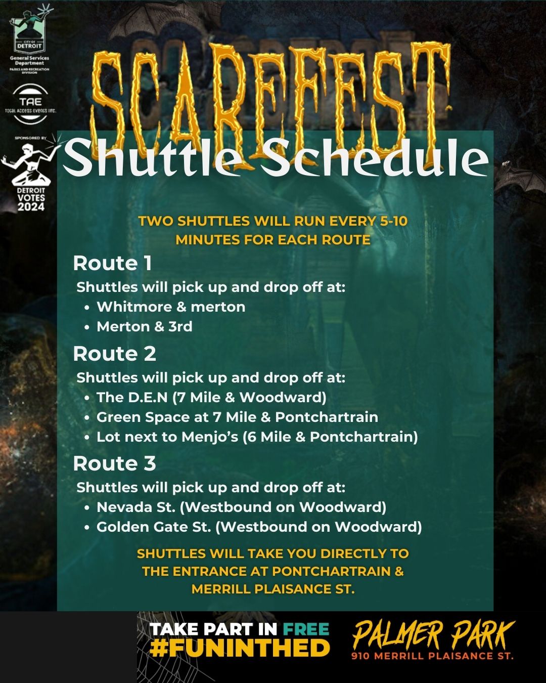 Scarefest Shuttle