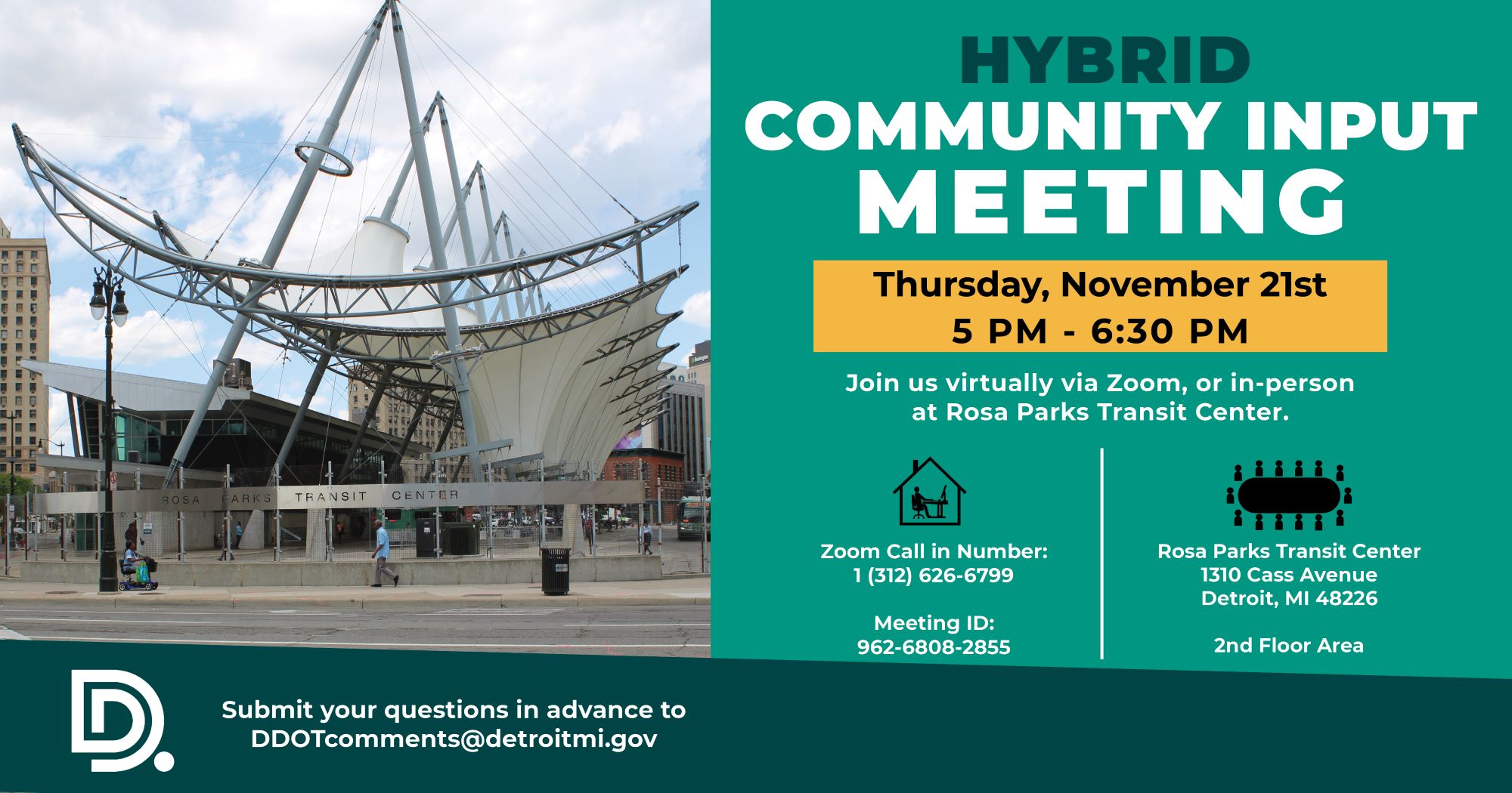 DDOT Hybrid Community Input Meeting November 2024