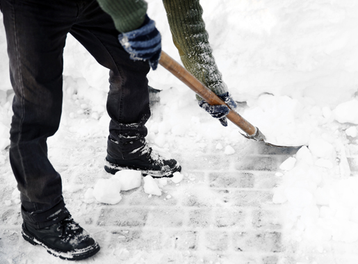 snow shoveling