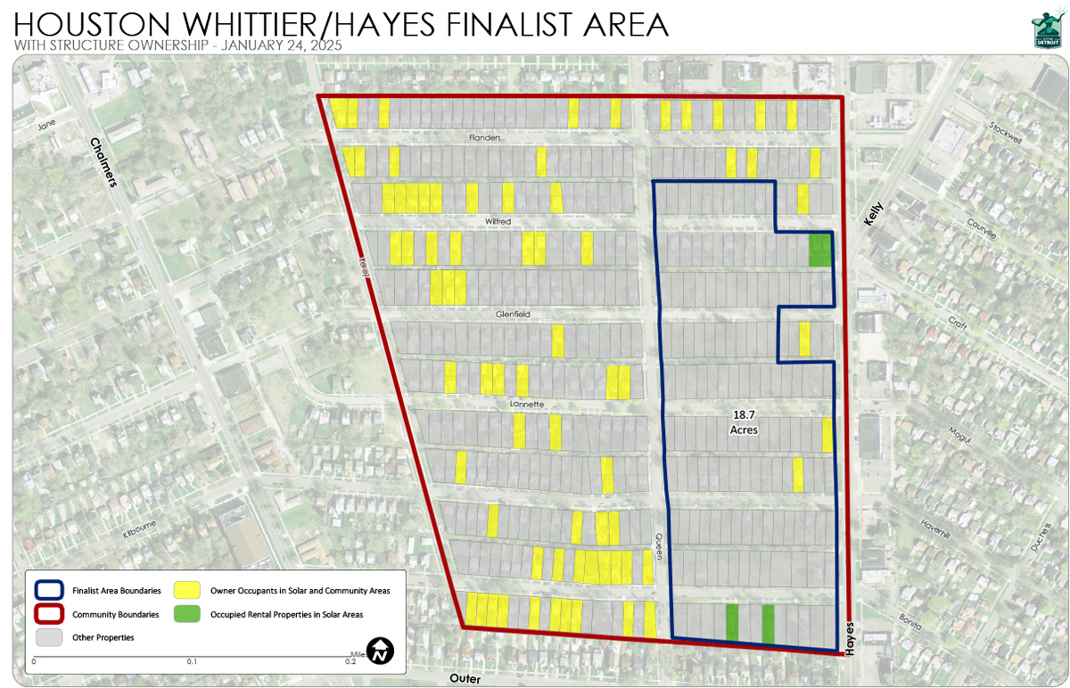 Houston Whittier/Hayes map