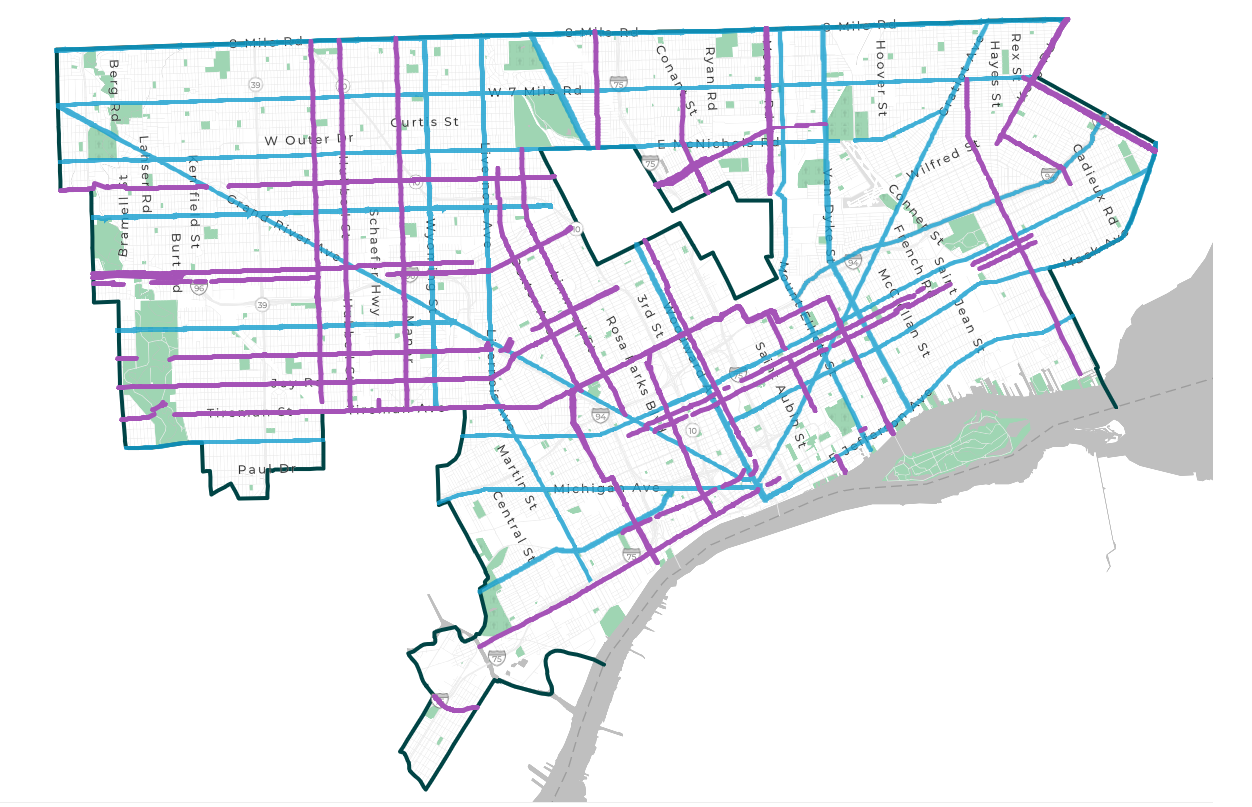 Major corridors for Blight to Beauty work