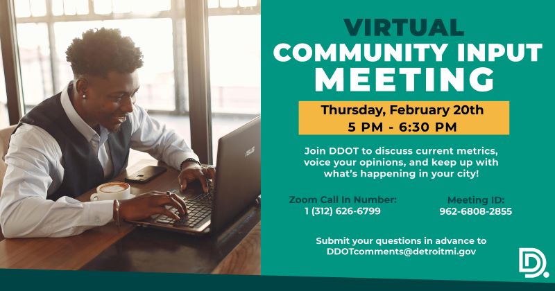 DDOT Virtual Community Input Meeting 2-20-25