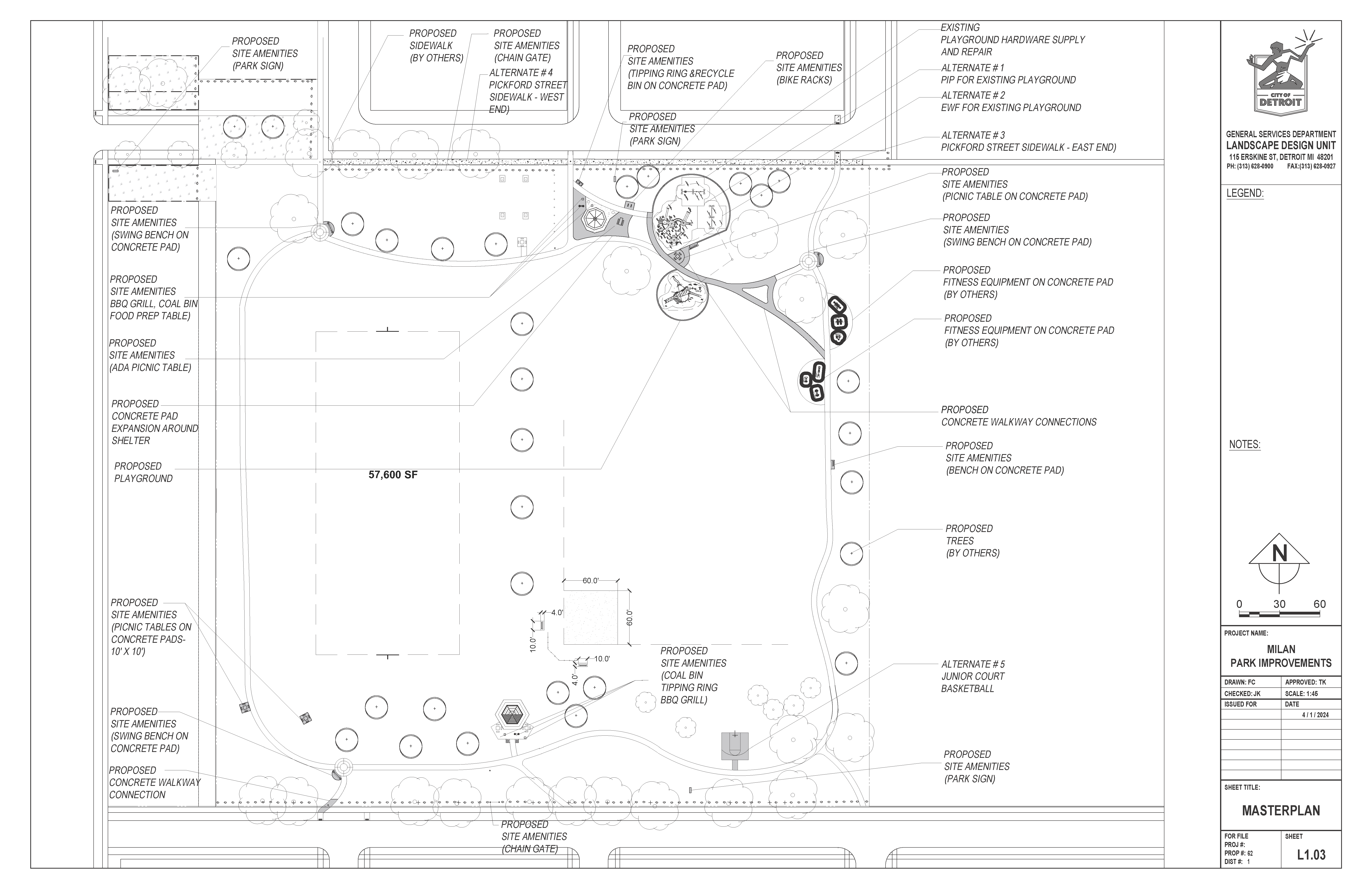 Milan Park Site Plan