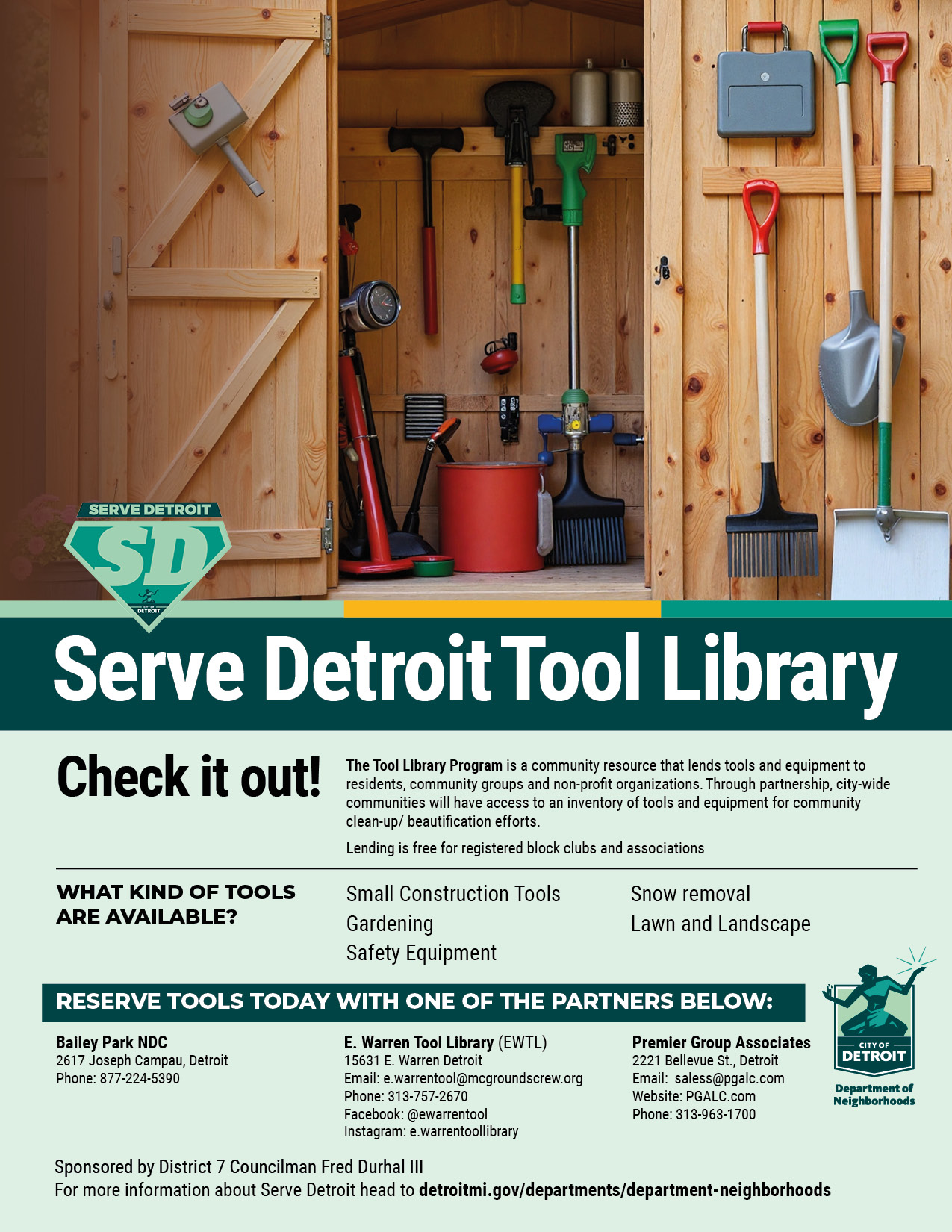 Serve Detroit Tool Library