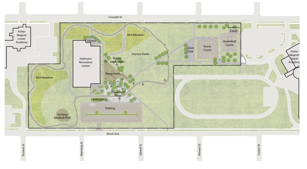 Heilmann Park Site Plan