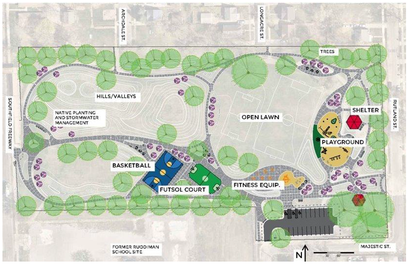 Simanek Park Site Plan