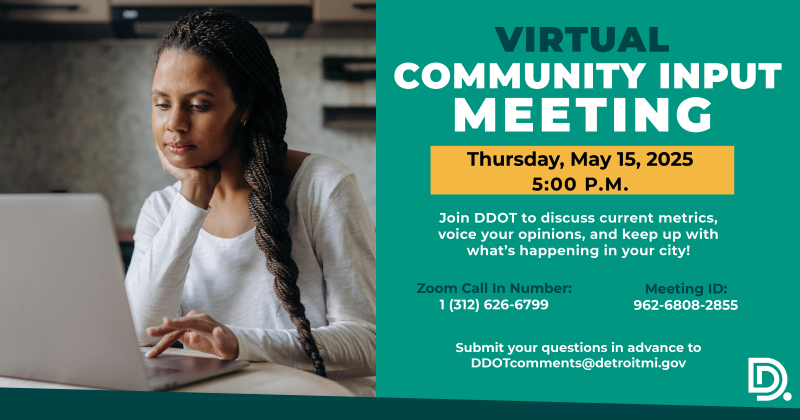 Virtual Community Input Meeting May 15 2025