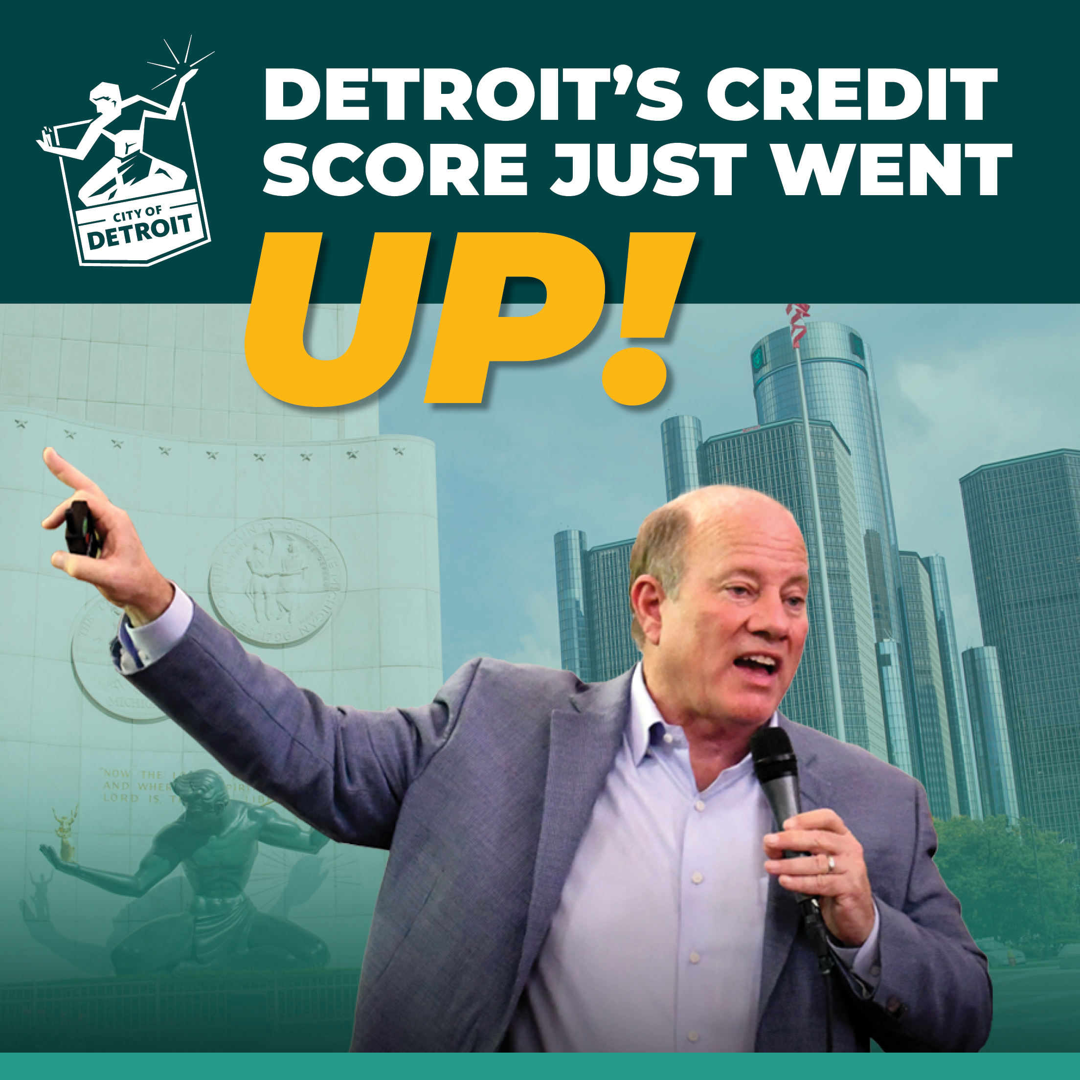 Moody's gives Detroit its 11th consecutive credit rating upgrade