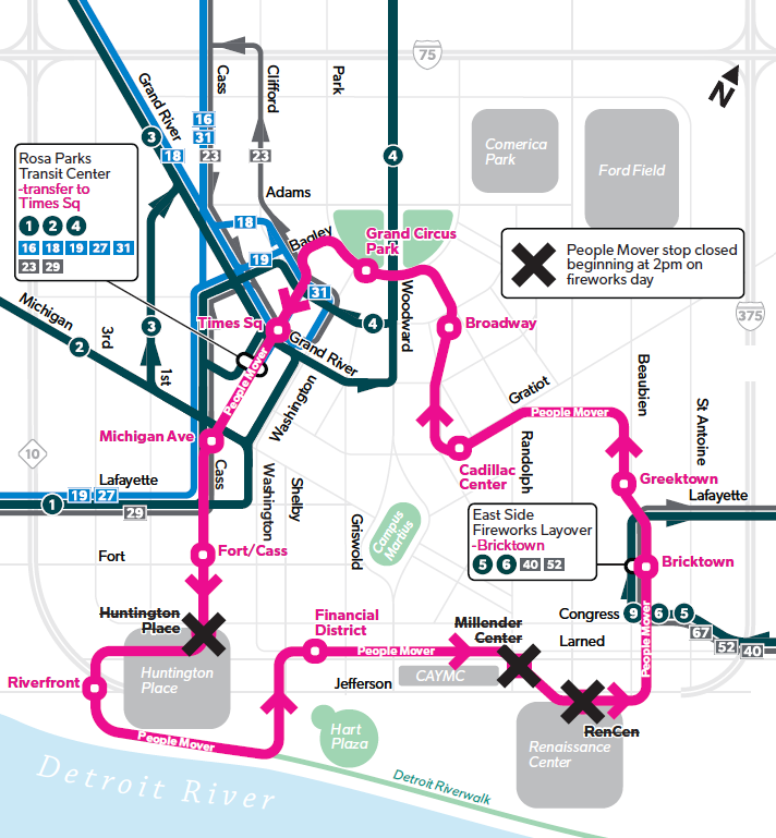 DDOT Detours for the Freedom Festival Fireworks 2025