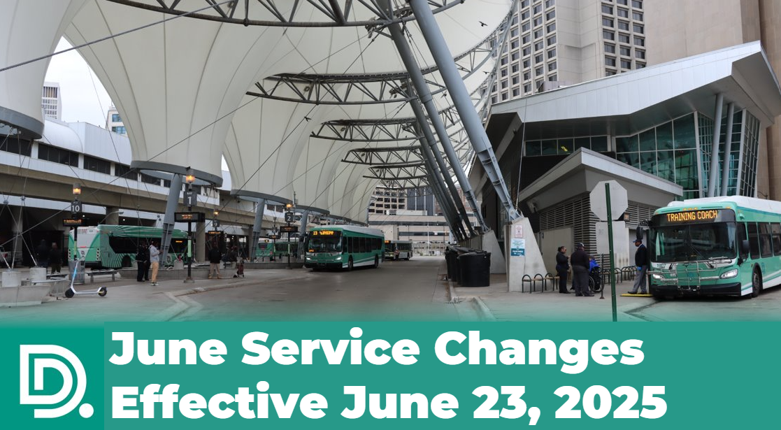 DDOT service changes effective june 23 2025