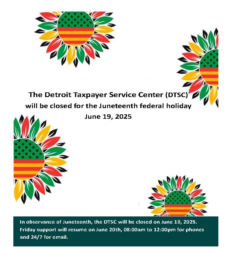 DTSC Juneteenth closure flyer