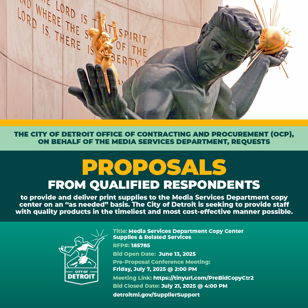 Copy Center Qualified Respondents Proposals 
