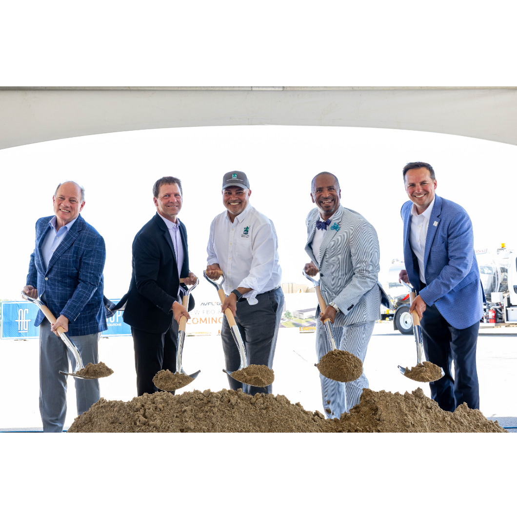 AV Flight's new construction project at the Coleman A. Young Airport