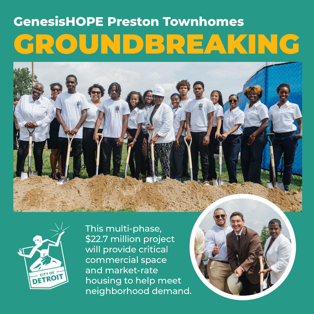 Preston Townhomes groundbreaking