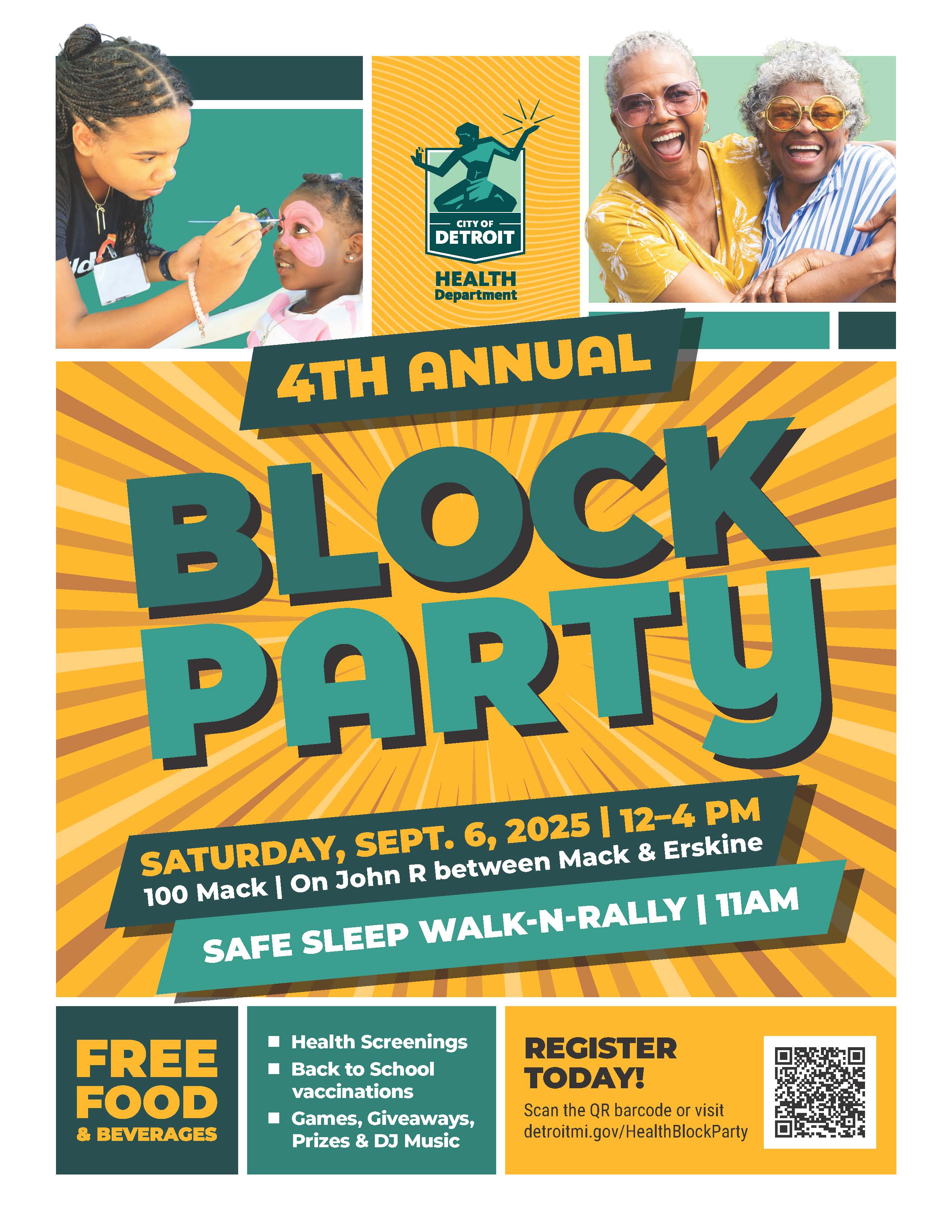 4th Annual Block Party Flyer