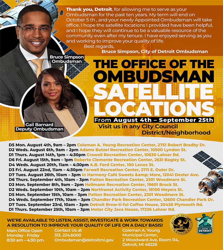 Ombudsman Satellite Location 2025
