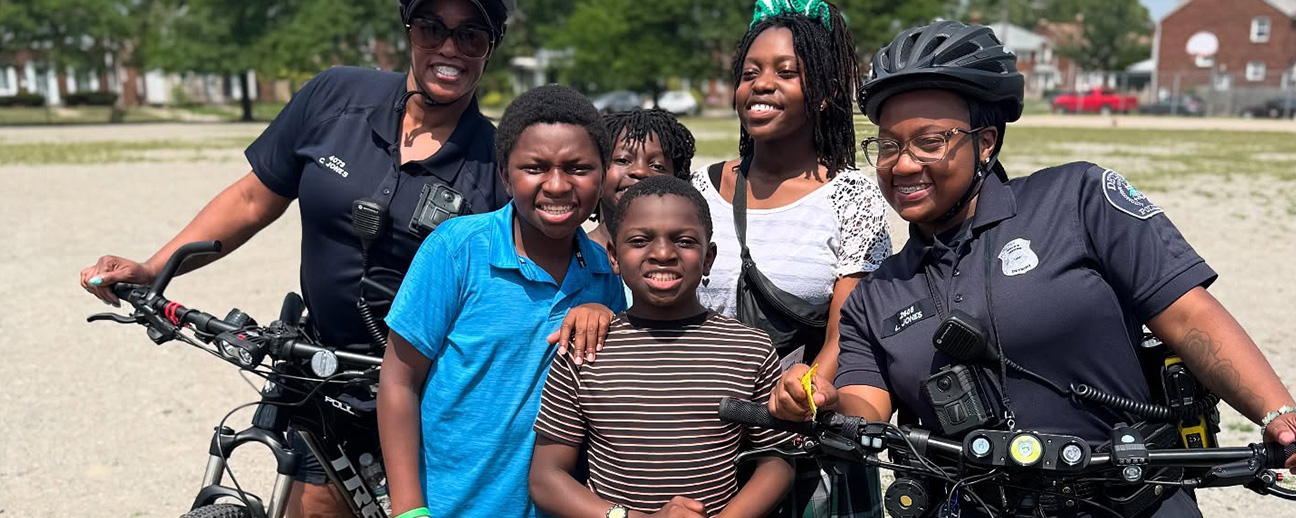 police women with kids